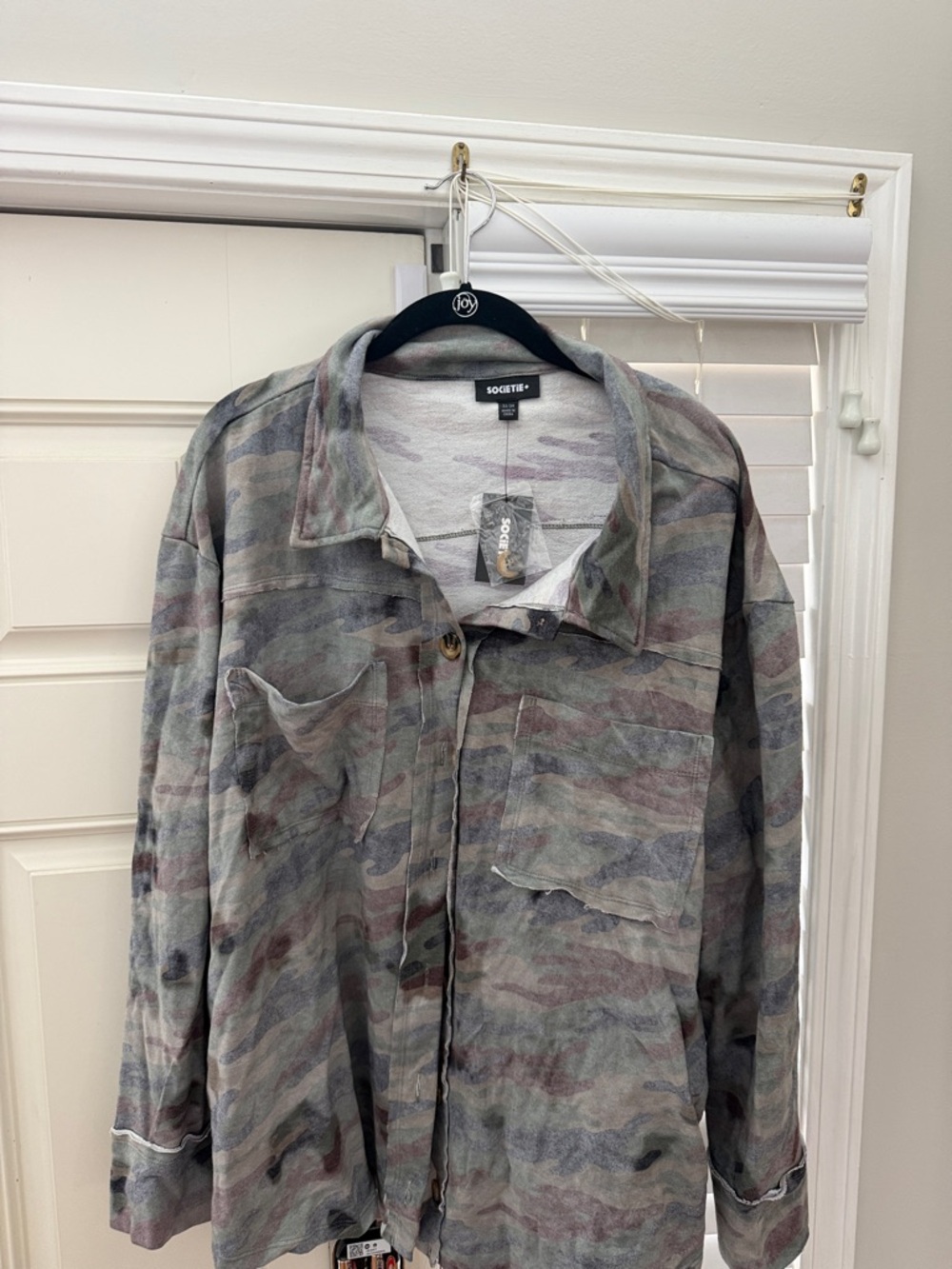 Society Men’s Camouflage Field Jacket in Gray and Olive